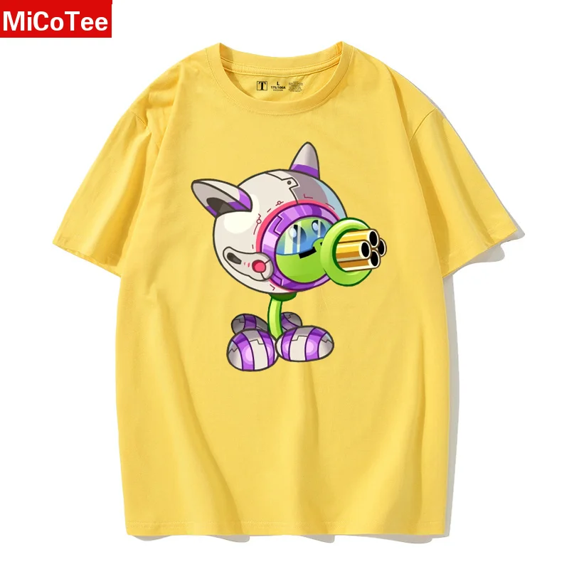 Plant Parent Vs Planta - 新しい植物 vs ゾンビ半袖綿子供用 Tシャツ小学校男の子女の子パンツユニセックス親子服夏