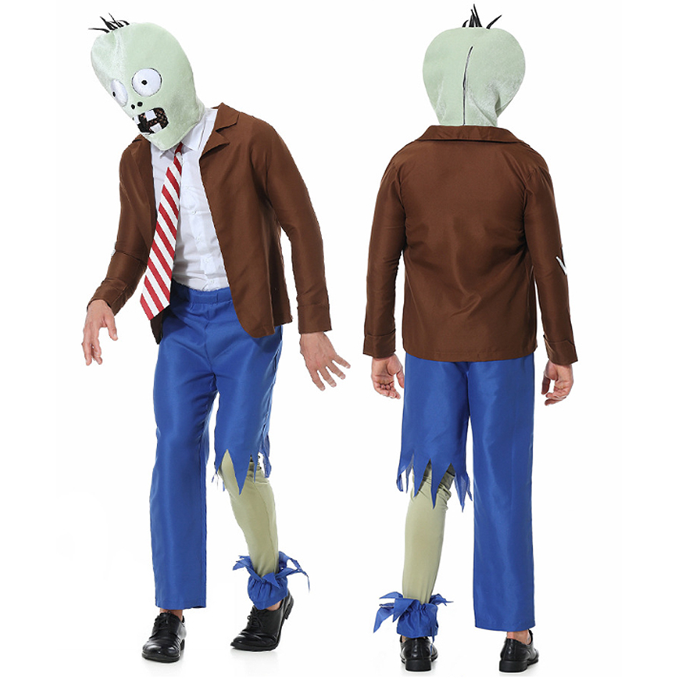 親子ハロウィンコスプレホットゲーム植物ゾンビ長袖衣装子供カー - Plant Parent Full のレビューと価格