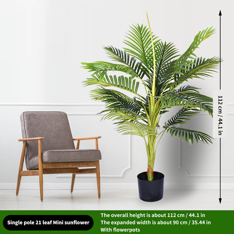 大きなトロピカルヤシの人工カメ,竹の木の枝,日曜大工の家族, - Fiddle Leaf Fig のレビューと価格